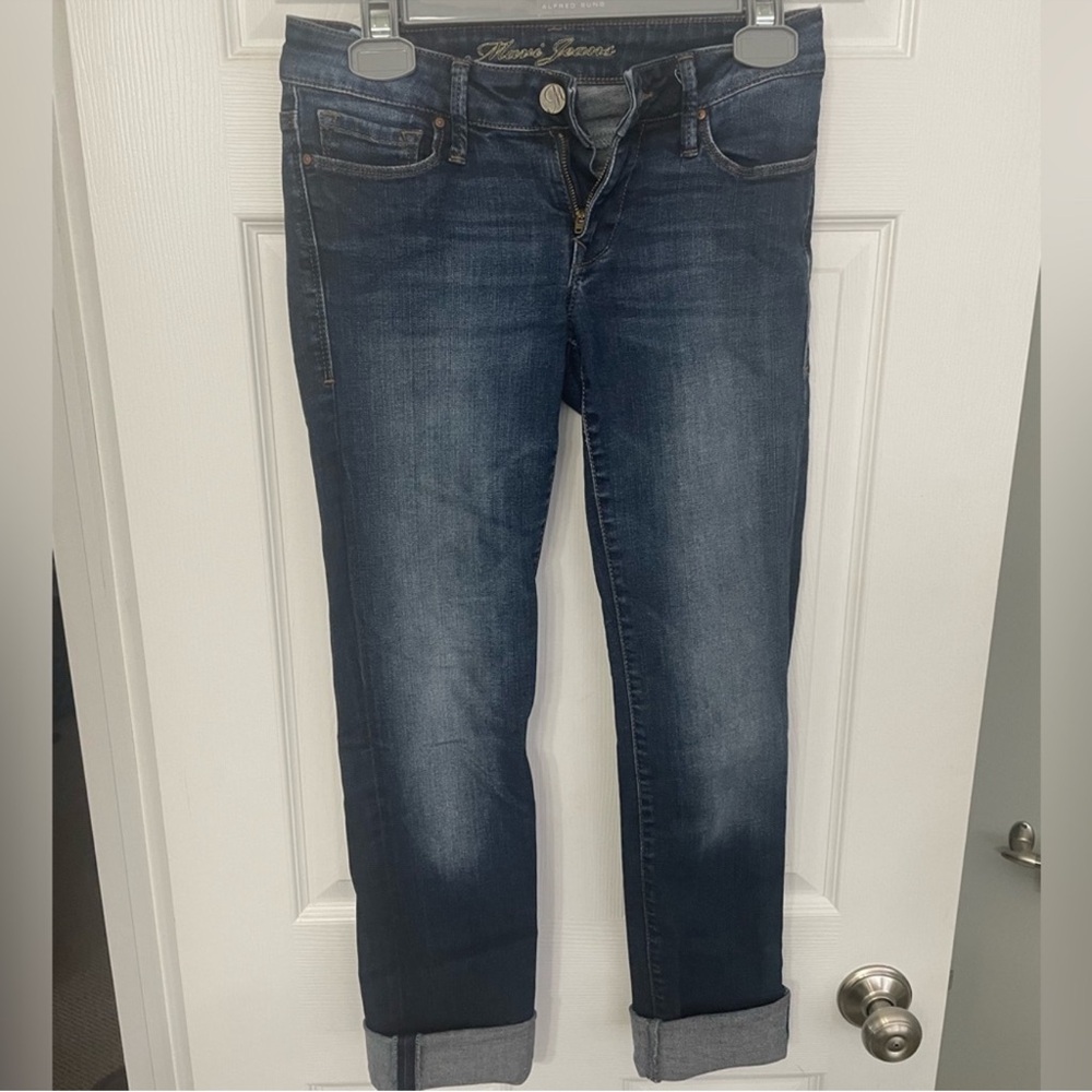 Mavi Dark Blue Ankle Jeans